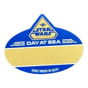 Disney Cruise Line Stars Wars Day At Sea Non-Engraved Name Tag Badge